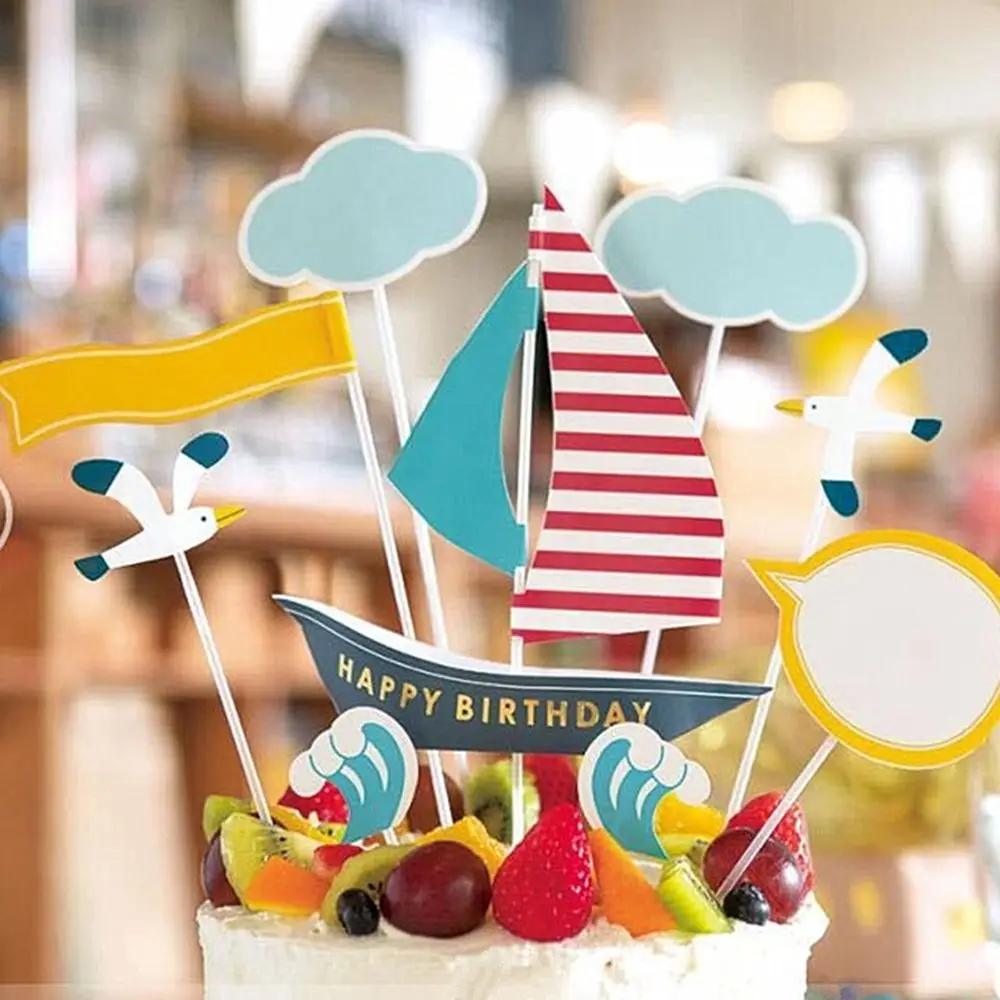 DIY торт украшения Торт Топ шляпа Дети украшение для торта ко дню рождения