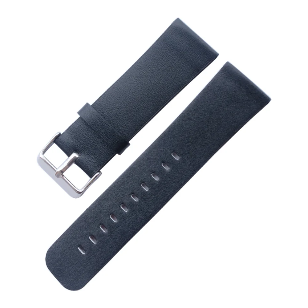 Ремешок для часов из натуральной кожи 24 мм с металлической пряжкой | Наручные