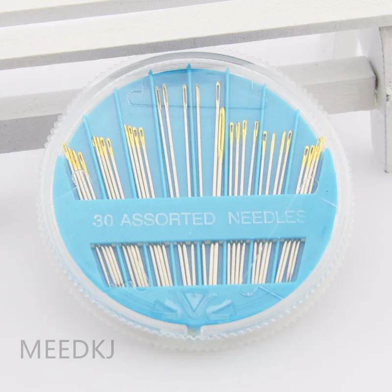 Иглы для ручного шитья кожи 30 шт./компл. 3 цвета|Швейные иглы| |