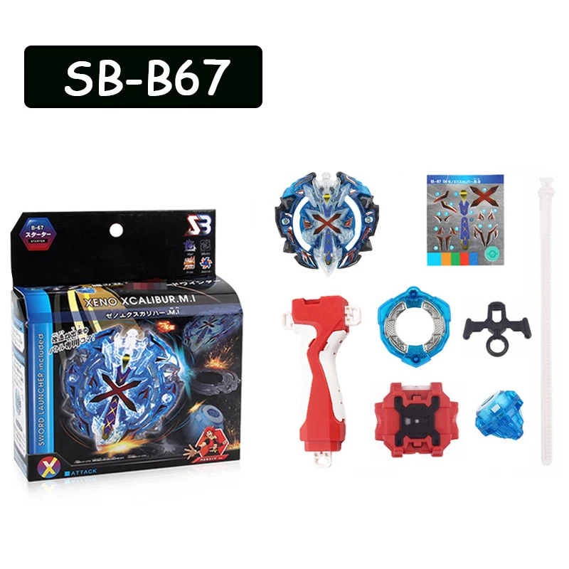 Металлический фьюжн Beybleyd Burst SB B67 / B00 гироскоп из сплава с двусторонней линейкой