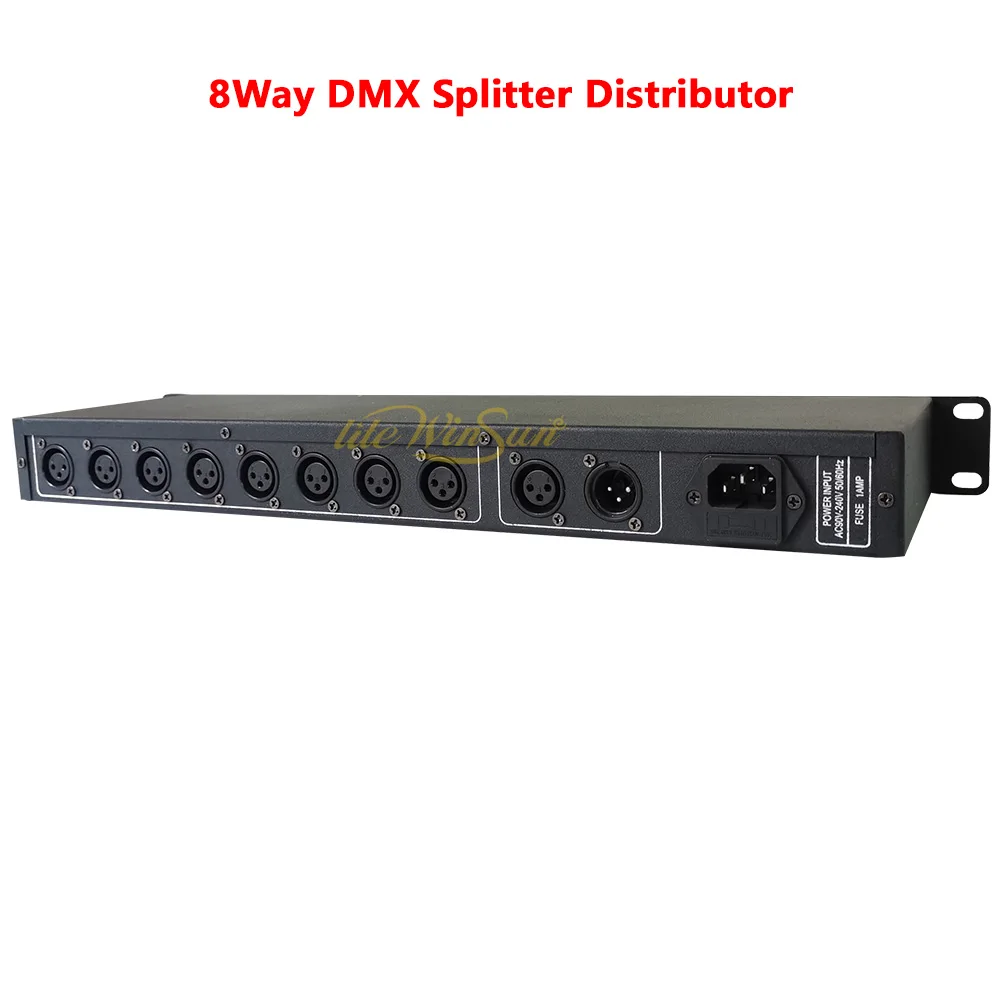 Хорошее качество 8 Way Road DMX Splitter дистрибьютор пост ампер с индикаторными
