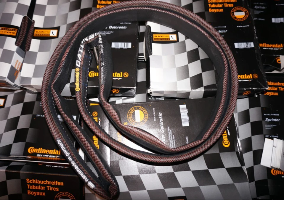 Top ContinentaI Sprinter gatorskin 180TPI 700 * 23C дорожные велосипедные трубчатые шины 290g с