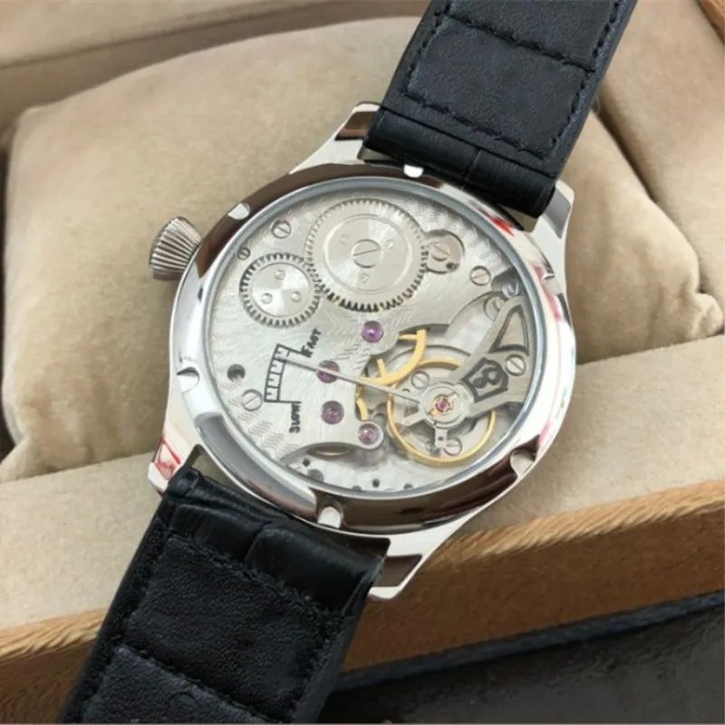 44 мм B-Uhr pilot ETA6497 Мужские механические часы ST3621 Move men t Супер Светящиеся мужские наручные часы Parnis в стиле милитари