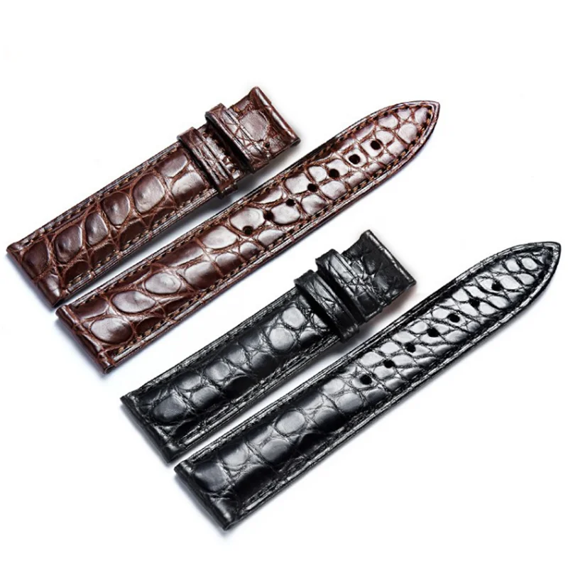 Real Alligator Watch Strap Genuine Leather Watch Bands For Men Or Women Watch Accessories 12 - 24mm