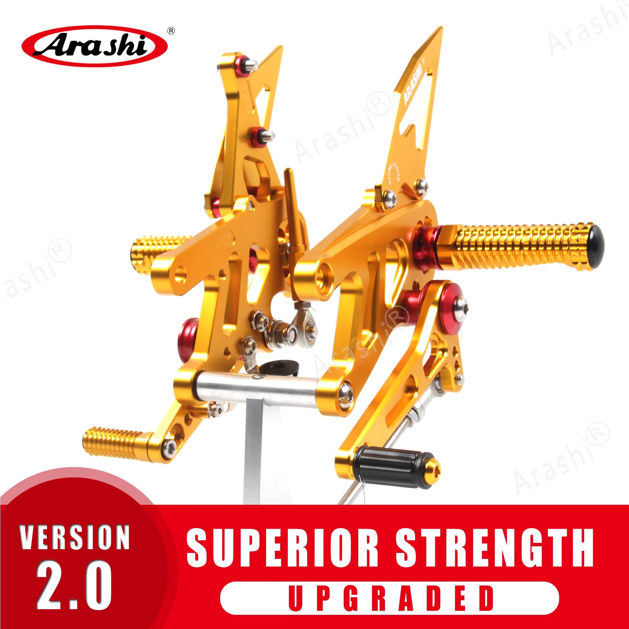 Араши Регулируемые подножки подножка мотоциклиста для APRILIA RSV4 фабрика APRC ABS 2013 2016