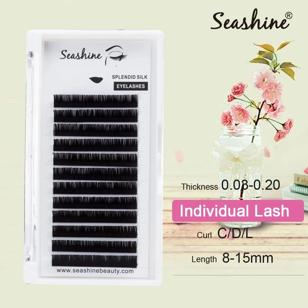 Индивидуальные ресницы Seashine из искусственной норки для наращивания по акционной