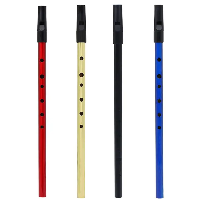 Ирландский свисток ирландский с канавками жестяной ключом D Penny 6 отверстиями