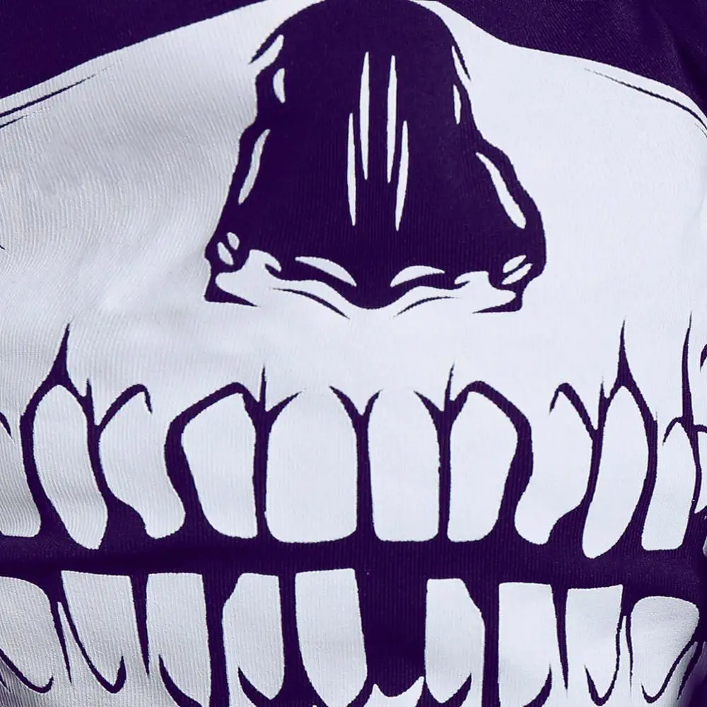 Плюс размер женская маска череп чистый цвет пуловер с длинным рукавом капюшоном