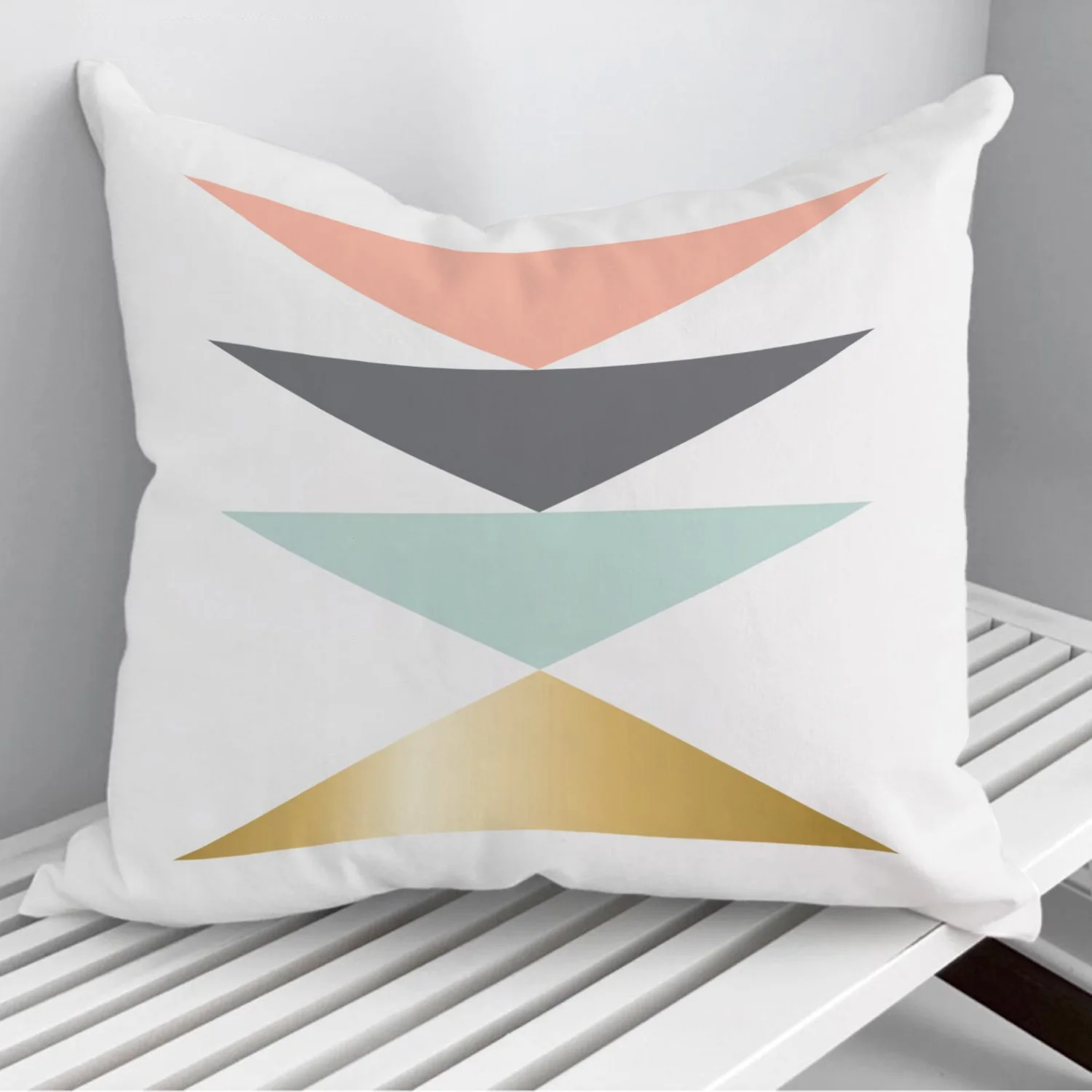 

Colored geometry Pillowcase Decorative Sofa Cushion Case Bed Pillow Cover Home Decor Car Cushion Cover 45*45cm