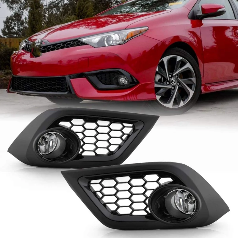 

Car Front Bumper Fog Lights Driving Lamps with Switch Assembly Left+Right for Toyota Corolla IM Scion IM 2016-2018