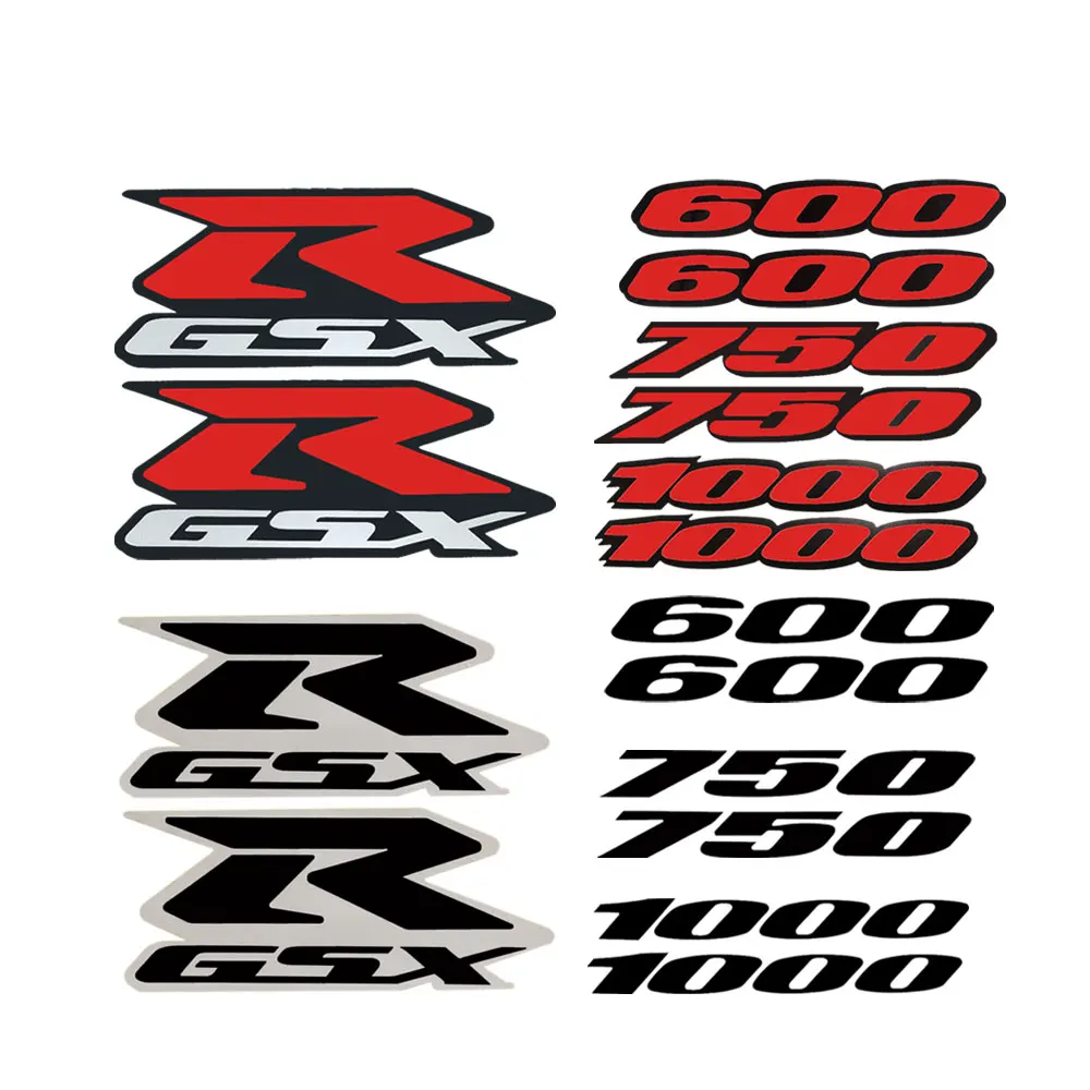 Светоотражающая наклейка обтекатель боковой логотип наклейки для Suzuki GSX-R GSXR 600 750