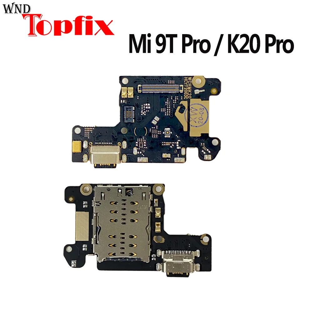 100% протестированный порт для зарядки Mi 9T Pro печатная плата док-разъем USB с