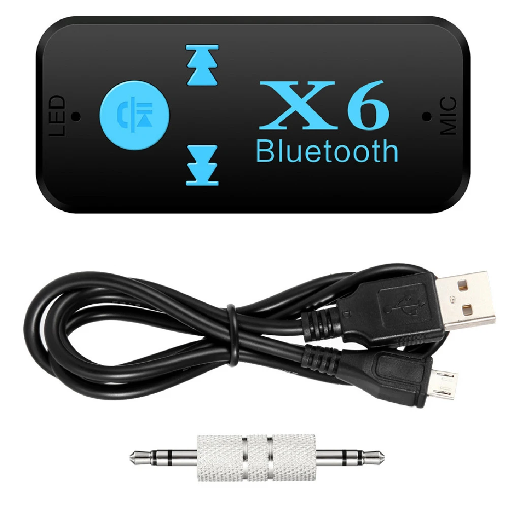 Автомобильный Bluetooth аудио приемник Handsfree автомобильный AUX микрофон Авто Музыка