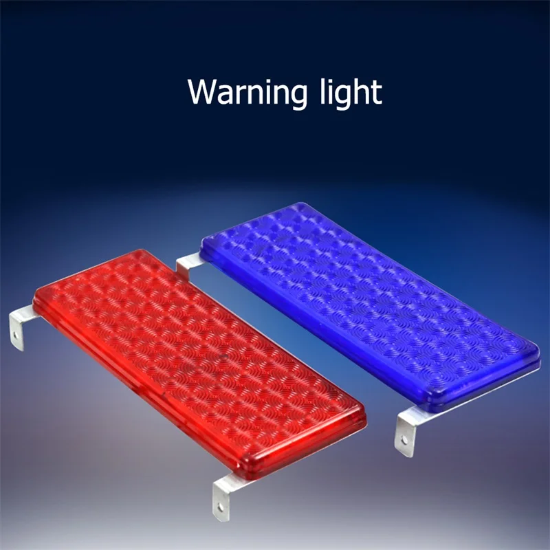 

OURFENG Warning Light 12V High Brightness Car Tail Security One For Two LED Double Color Flashing Strobe Light
