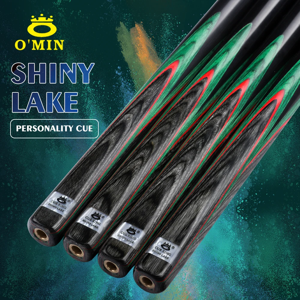 O'MIN блестящие озеро 3/4 Кии для снукера Tileable Анальная пробка 9 5 мм наконечник с