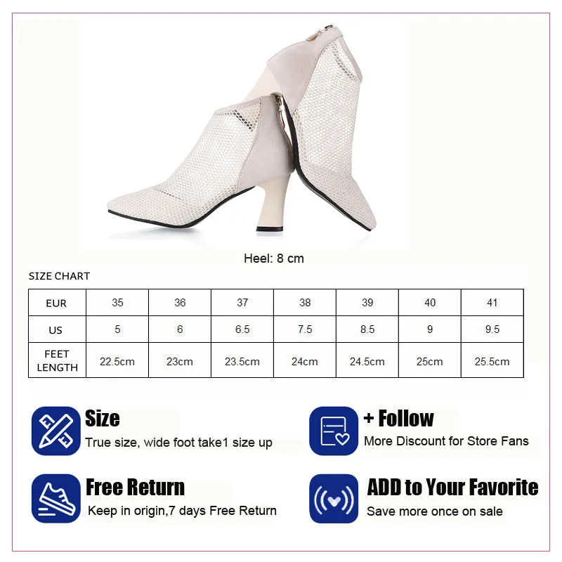 Женские босоножки на высоком каблуке SLHJC сандалии дышащие сетчатые короткие