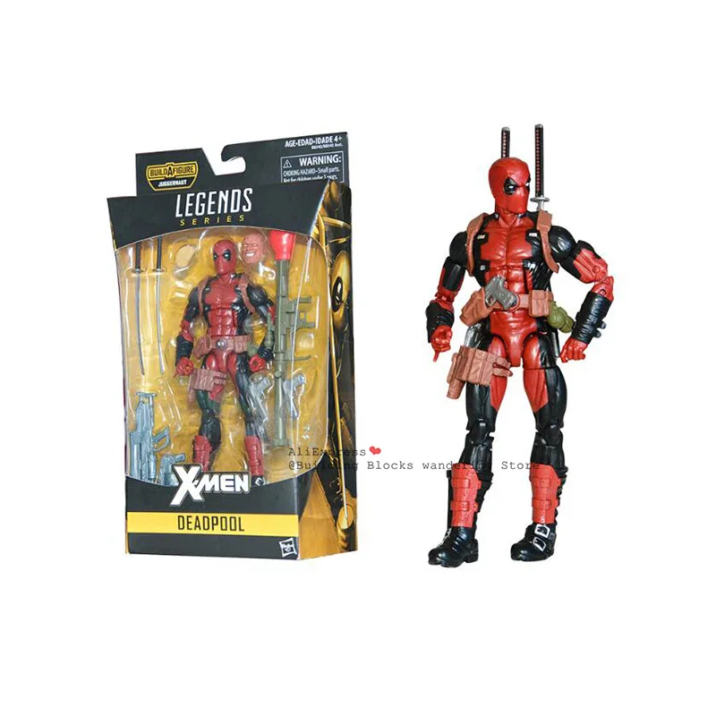 Красный Marvel классика 19 см Дэдпул фигурка ПВХ кукла модель KO's NECA " Ultimate Специальные Особенности супер пошаговые игрушки коллекция - Цвет: Красный