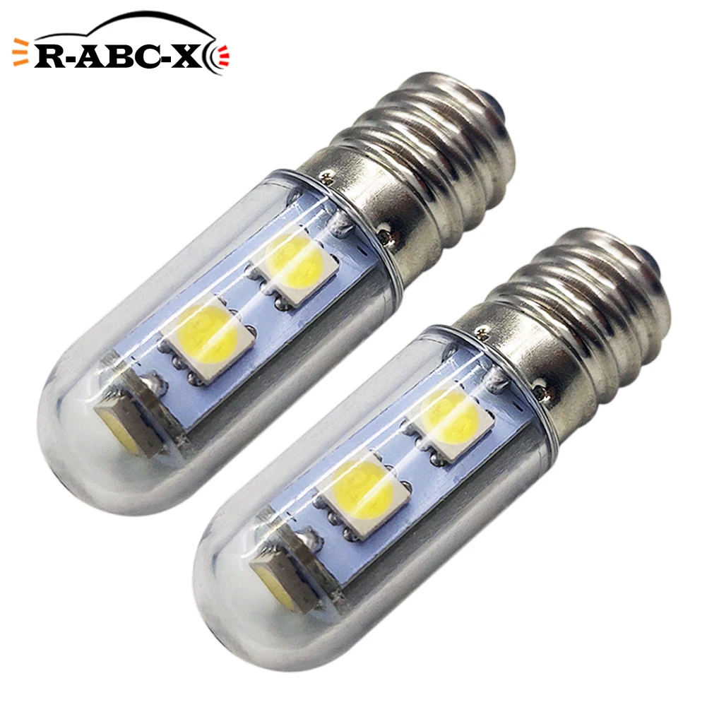 

Ruiandsion2 шт. E14 7 светодиодов 220 в 230 В сменная лампа для микроволновой печи 5050SMD Люстра хрустальная лампа 6000K 4300K теплый белый