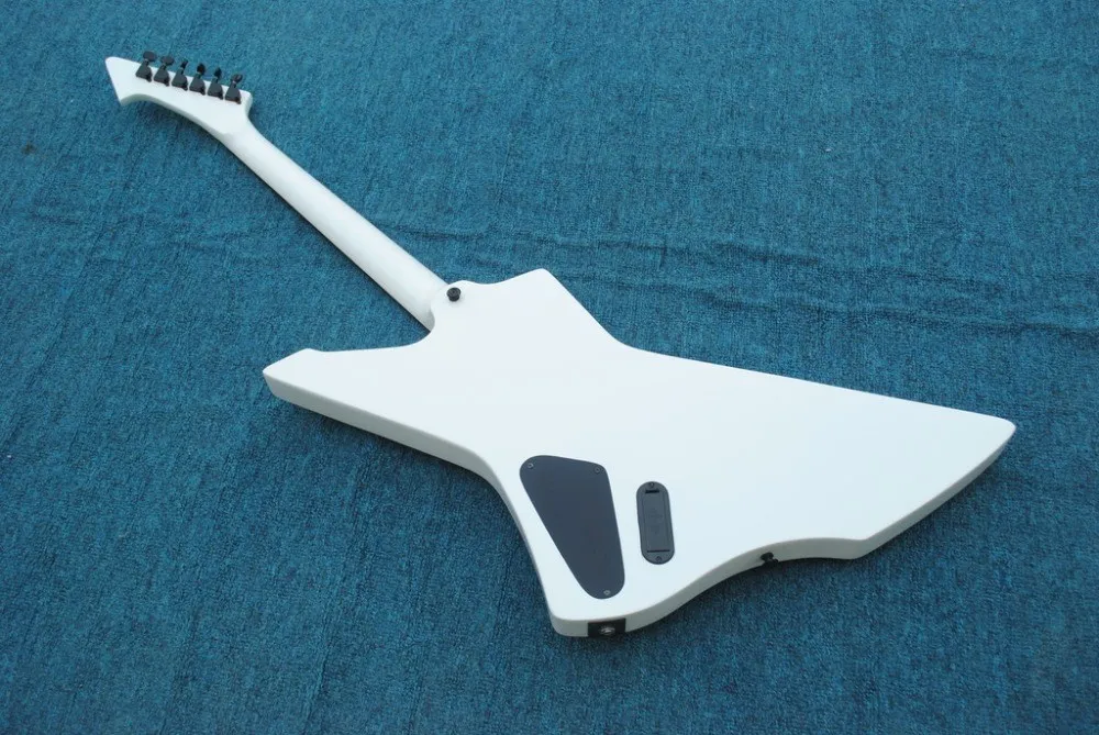 Красное дерево белая электрическая гитара KSG snakebyte james hetfield подставка из розового