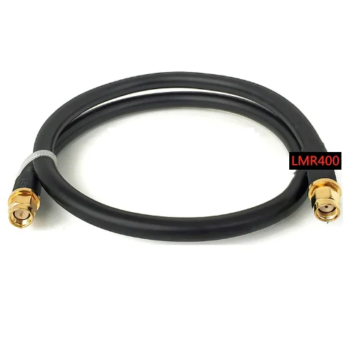 Женский кабель SMA типа «штырь-штырь», мужской разъем, радиочастотный коаксиальный кабель LMR400, кабель-перемычка