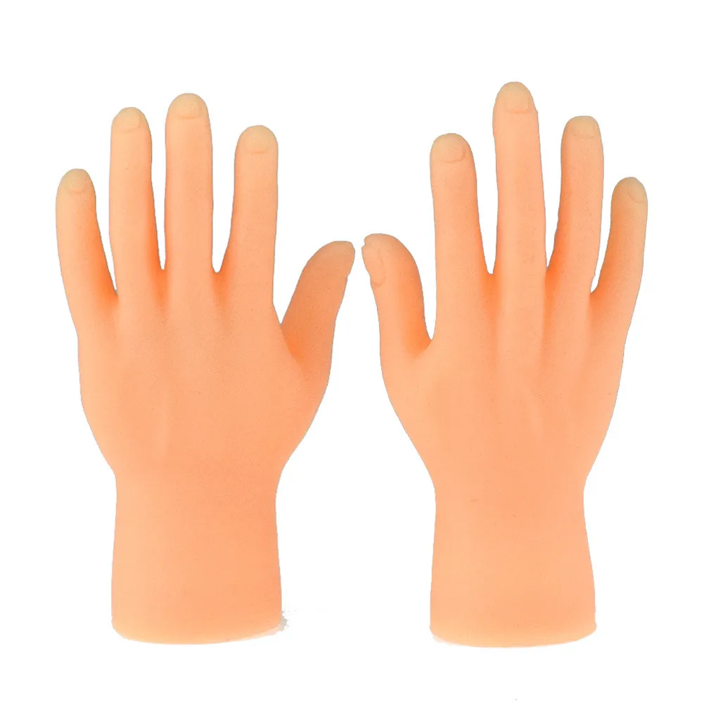 

Finger Puppets Toys Finger Puppets Realistic Small Toys Novelty Complexion Palm Funny Set 1pair Finger Hand Caress Pet Jouet