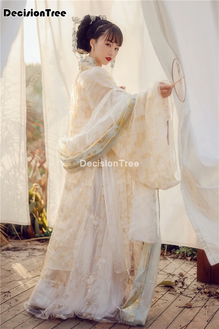2021 женские костюмы ханьфу китайской танцевальной династии Цин традиционное