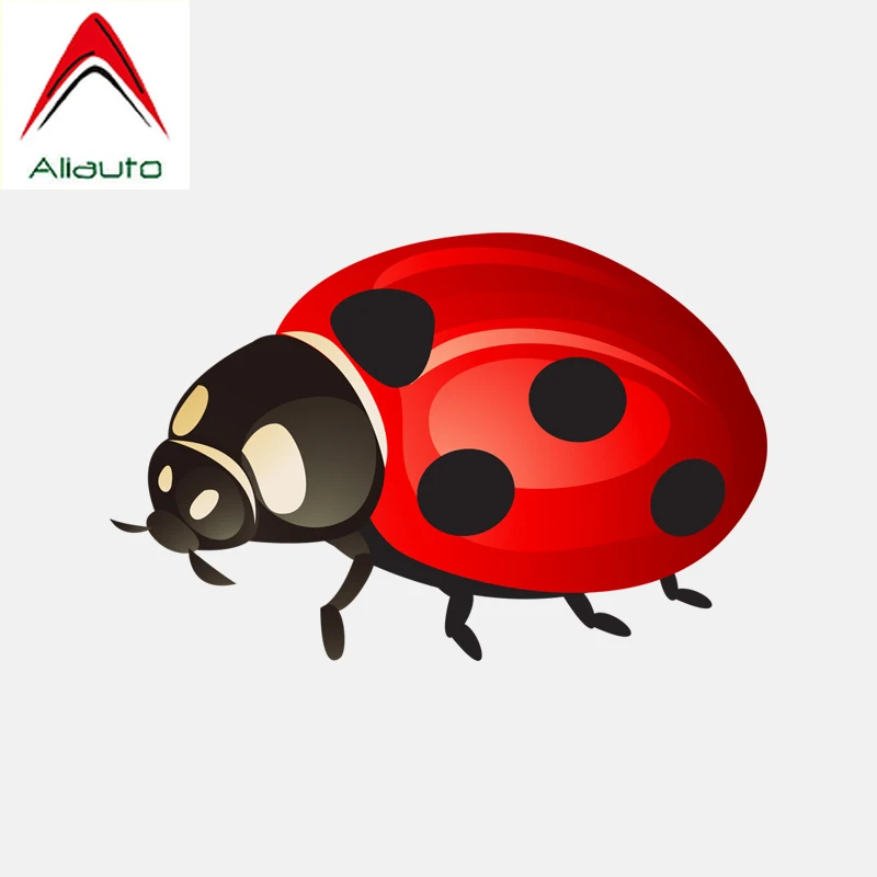 

Aliauto прекрасный автомобиль Стикеры красное красивое Божья коровка ПВХ солнцезащитный крем светоотражающий материал Водонепроницаемый Выс...