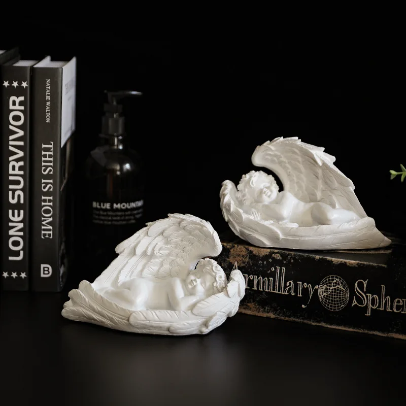 Европейский полимер белый милый Купидон украшение Ангел творческое настольное