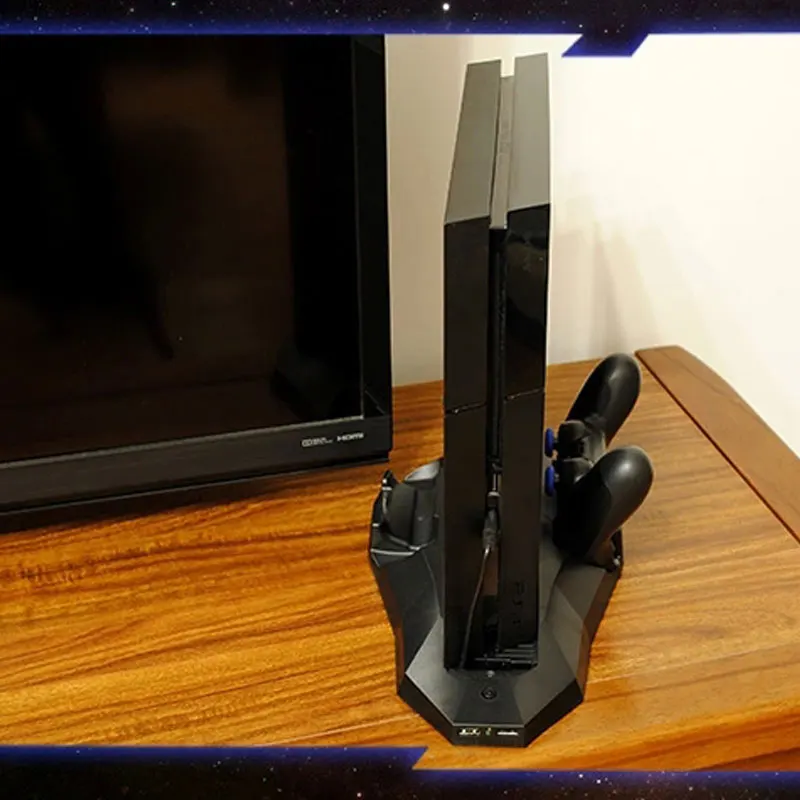 Подставка для вентилятора PS4 вертикальная подставка зарядки контроллер подходит