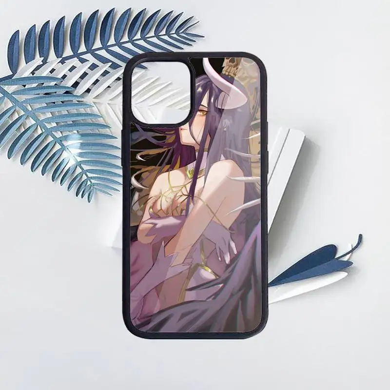 

Overlord albedo Phone Case for iPhone 11 12 pro XS MAX 8 7 6 6S Plus X 5S SE 2020 XR Hard PC