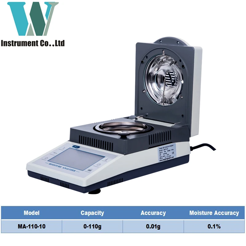 Бесплатная доставка тестер влажности с сенсорным экраном 110g 0 01g 0.1%|Измерители
