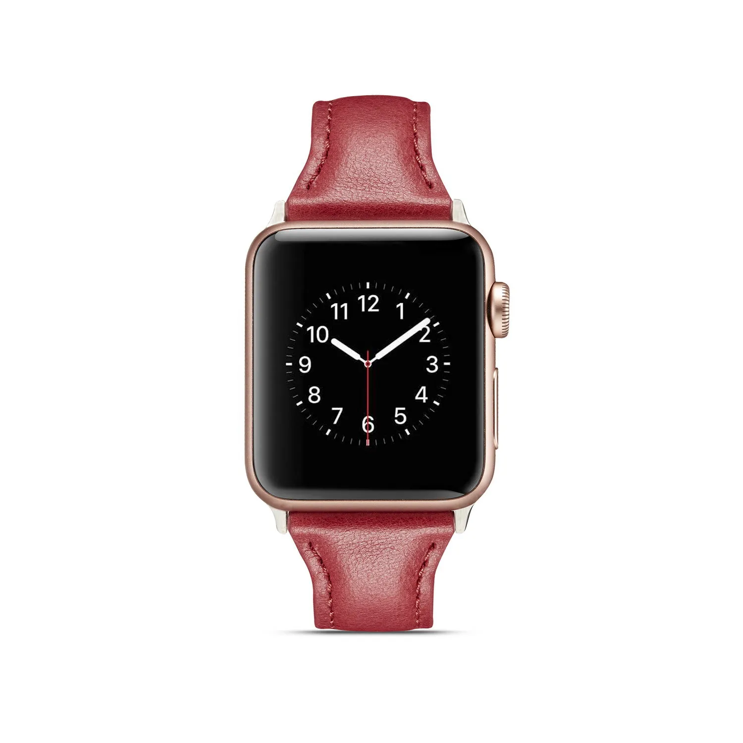 Ремешок из натуральной кожи для часов Iphone Watch 4 44 42 мм I Watch браслеты 40 38 мм ремешки для умных часов для Apple Watch 3/2/1