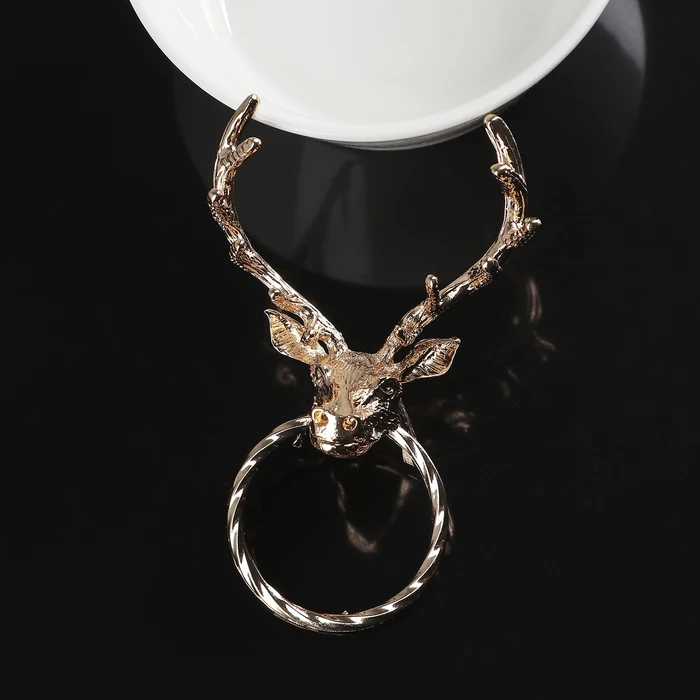 Кольцо для салфеток Олень 5 см | Дом и сад