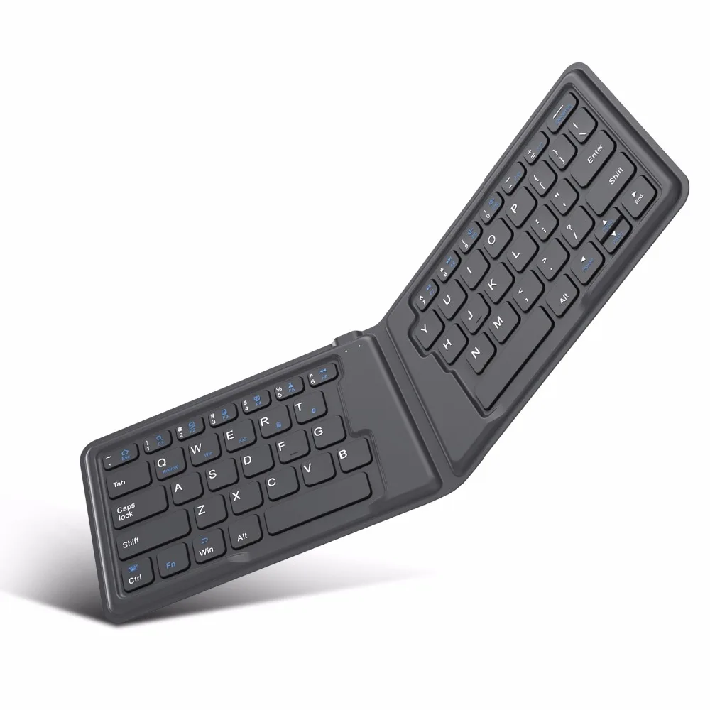 

MoKo Wireless Bluetooth Keyboard,Ultra-Thin Foldable Rechargeable Keyboard for iPhone,iPad 9.7, iPad pro, Fire HD 10,for All iOS