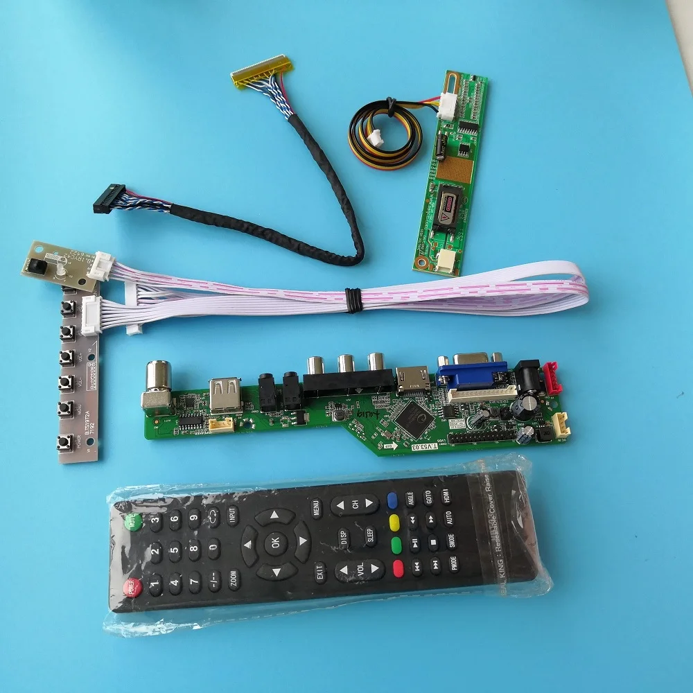 

for B141EW04 V6 Interface Module 1280X800 USB Controller Board AV Digital Signal 30pin Resolution TV VGA 1 lamps 14.1"