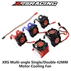 Автомобильные запчасти XRSRACING, многофункциональный боковой стенд, вертикальный двигатель tornado, радиатор, 42 мм, вентилятор охлаждения двигателя, радиатор