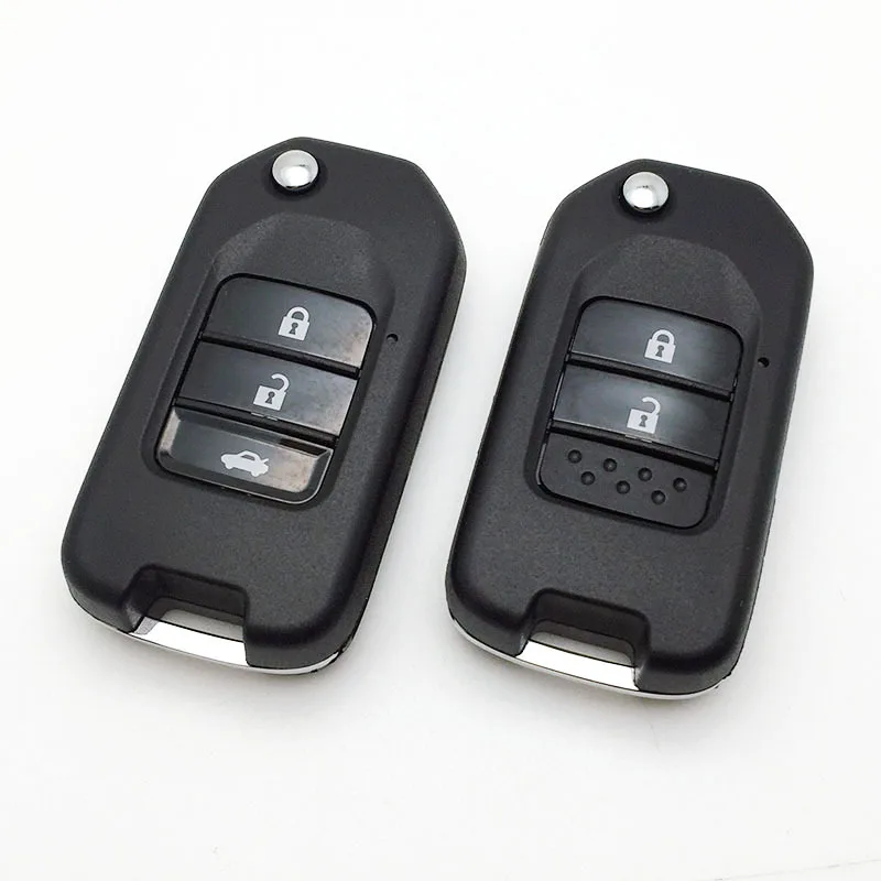 

Modified Flip Remote Key Shell For Honda FIT XRV VEZEL CITY JAZZ CIVIC HRV 2/3/4 Buttons Folding Key Case Fob Upgrade