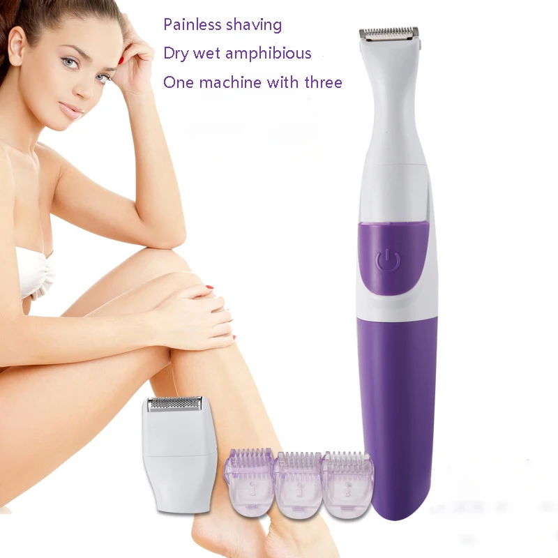 

5in1 Perfect Bikini Trimmer Kit Precision Facial Electric Hair Trimmer For Women Shaver Mmicro Epilator Face Body Trim Shave