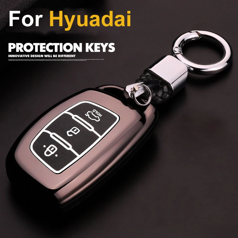 Чехол для автомобильного ключа с подсветкой из цинкового сплава и пультом