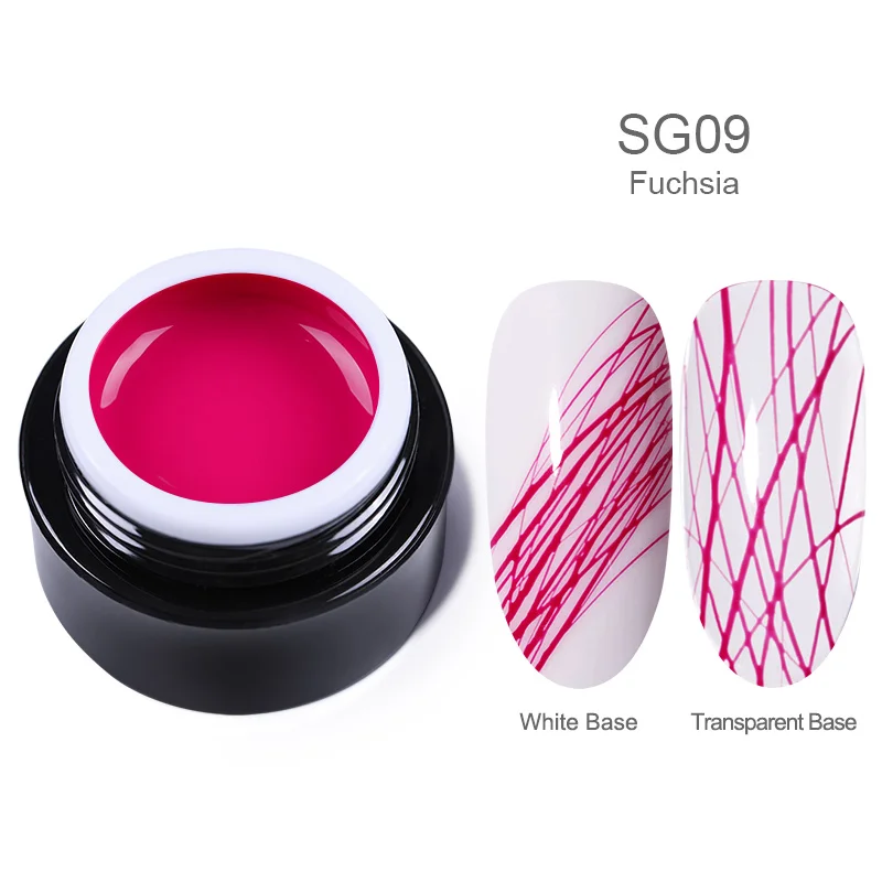 BP-SG09 BORN PRETTY, 5 мл, гель для рисования ногтей, лак, краска для ногтей, лак для ногтей, толстая упругая краска, УФ-гель, впитывающий паучий гель - Цвет: BP-SG09