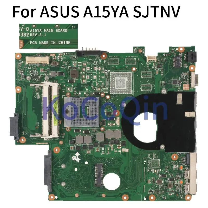 

Материнская плата для ноутбука ASUS A15YA SJTNV REV.2.1 DDR3 Материнская плата для ноутбука