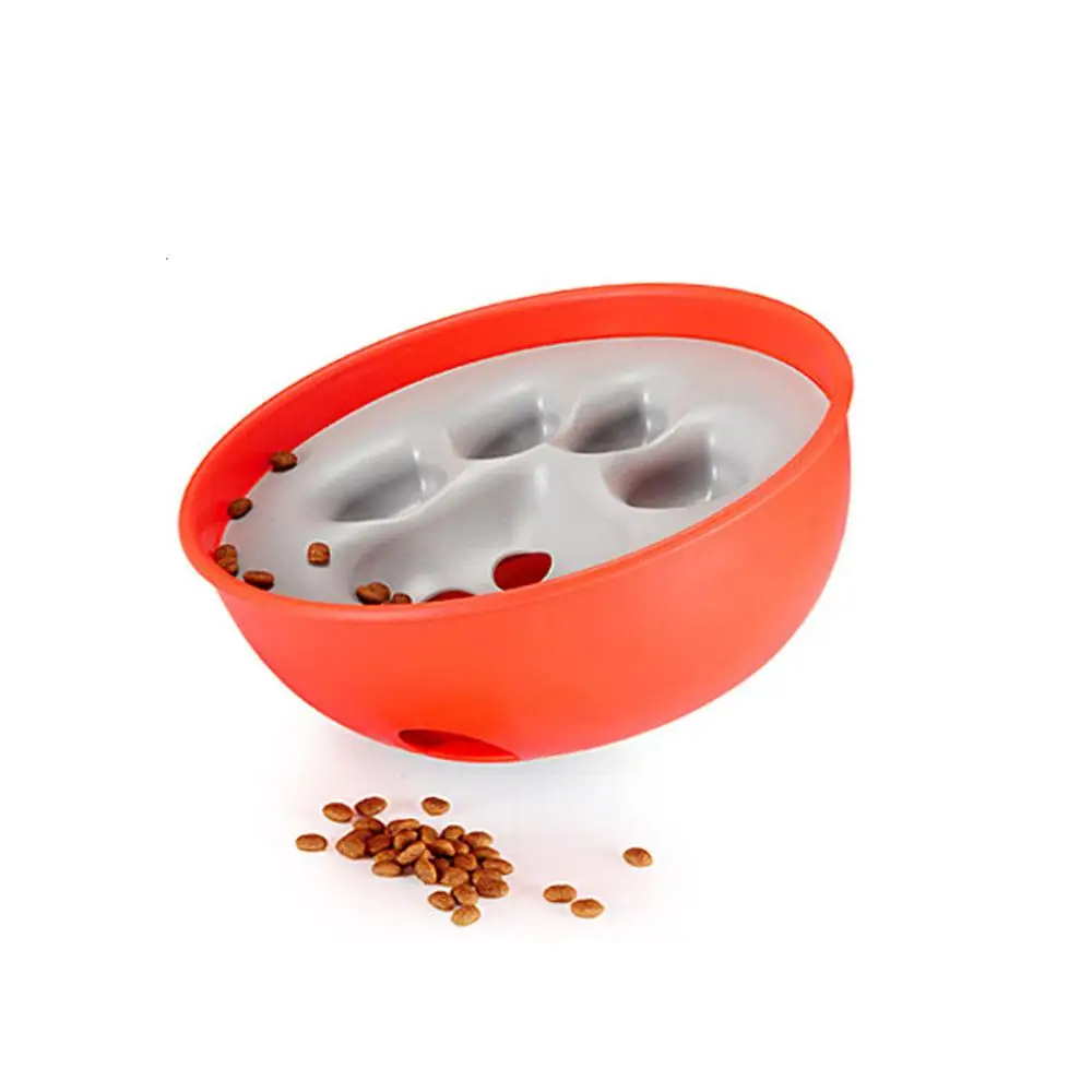 

Tumbler Leaking Food Bowl Pet Slow Down Eating Puzzle Bowls Dog Feeder Puppy Feeding Food Container Interactive Bowl Dishes