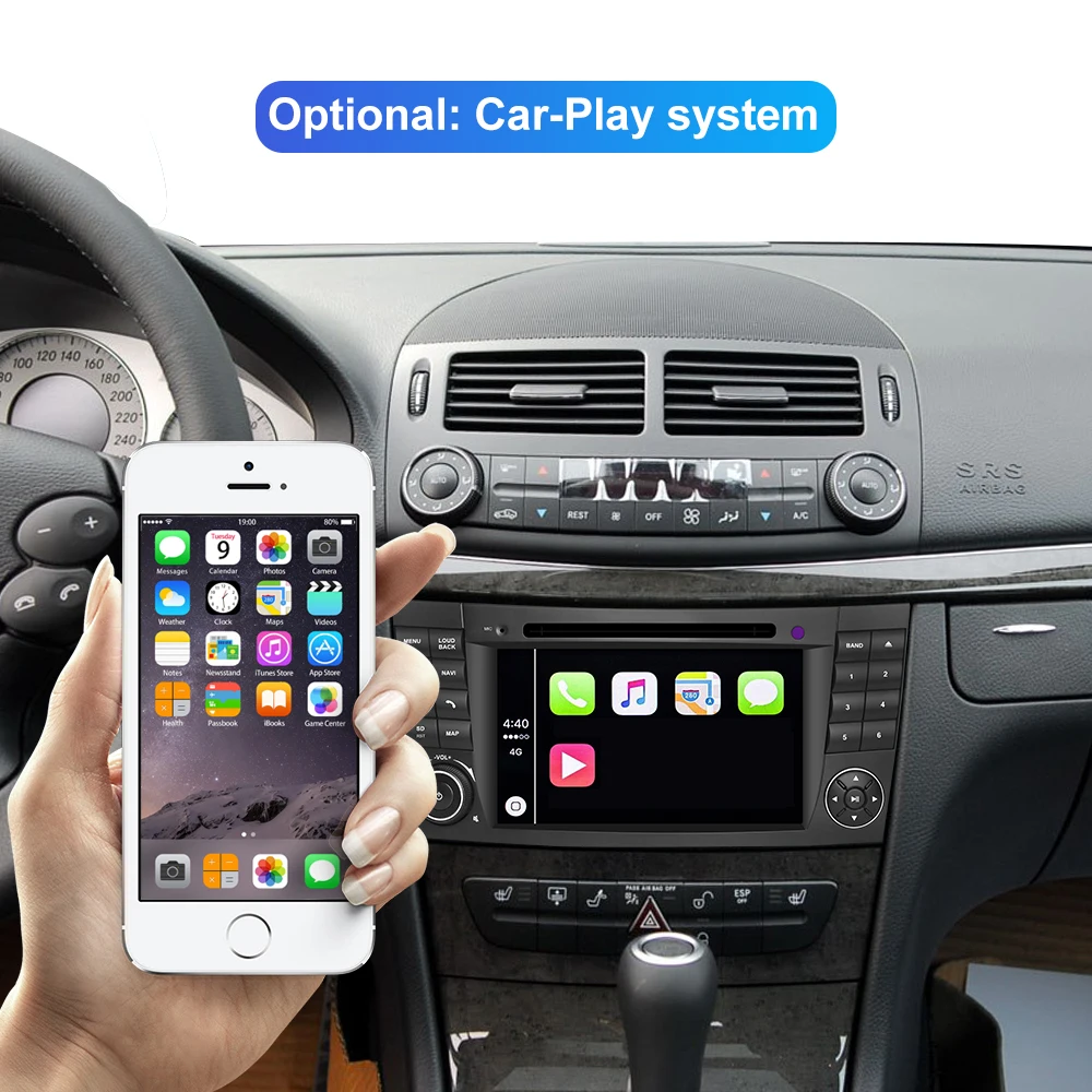 Isudar ROM 64 Гб 2 Din Android 10 авто радио для Mercedes/Benz/E-Class/W211/CL Автомобильный GPS Мультимедиа