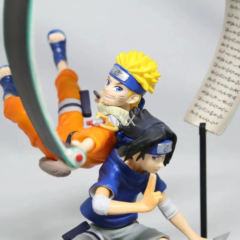 

19CM Naruto Uzumaki Naruto Uchiha Sasuke Figure PVC Action Anime Collection Peripherals Doll Model Toy GEM Naruto Sasuke Gifts