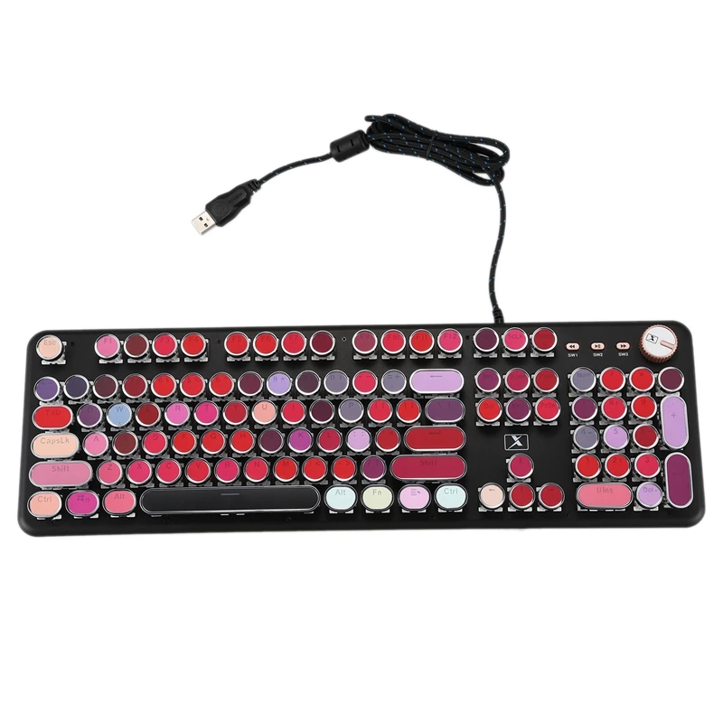 Игровая клавиатура игровая с губной помадой мышь для ноутбука беспроводная T520