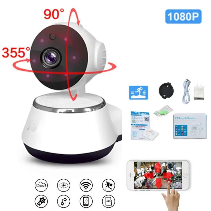 

IP camera Original 1080P home security Wireless Audio Recording, Baby Monitor, Mini CCTV, Surveillance Camera WiFi Camera
