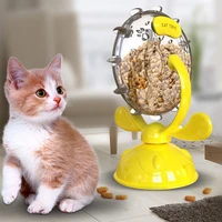 puppy toy cat dog training dredger slow food ferris wheel turntable toys slow interactive treat leaking cat toys hot sell