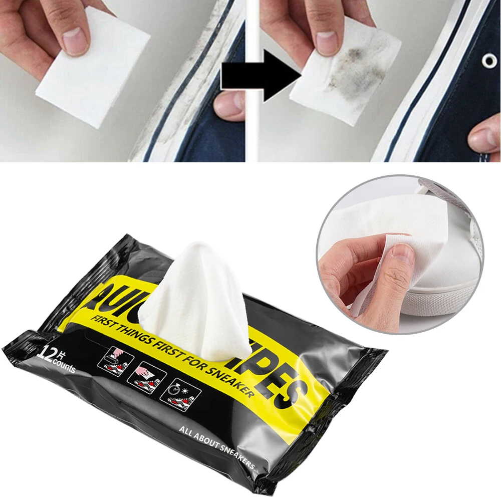 1 упаковка одноразовые влажные салфетки для обуви|Чистящие салфетки| |