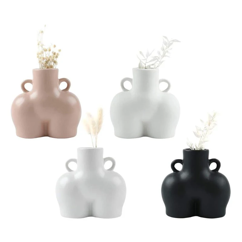 

Nordic Style Ceramic Flower Pot Succulent Plant Pot Abstract Body Art Flower Pot Home Garden Office Decor Vase Crafts Ornaments