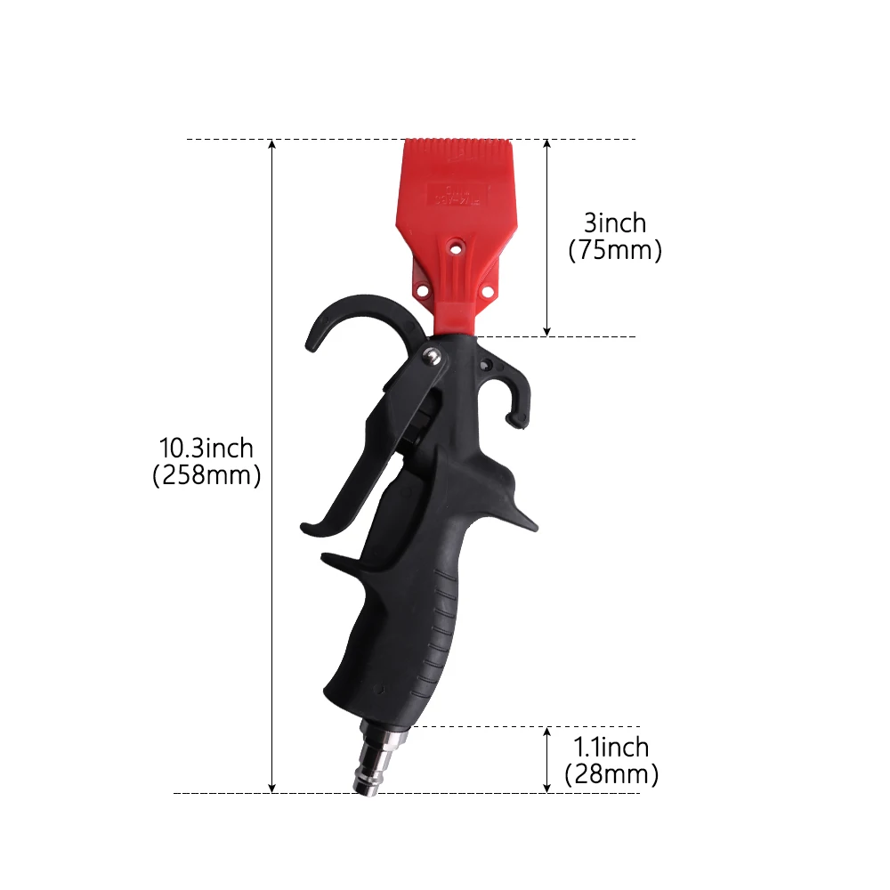 Пневматический пистолет SPTA стальной с высоким давлением для очистки двигателя